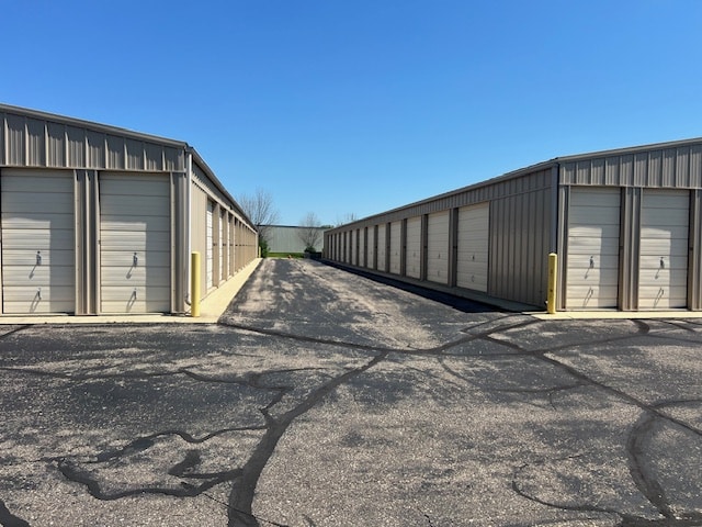A Row Of Storage Units